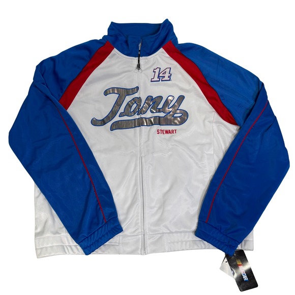 NASCAR  Tony Stewart #14 NASCAR Fair Catch Track Jacket Men's XXL, NWT! - Picture 1 of 9